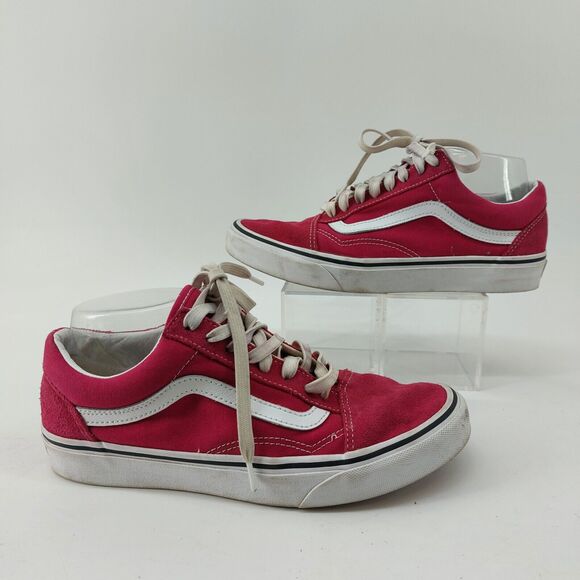 VANS Old Skool Low Magenta Pink Classic Low Top Sneaker Womens 7.5 - Picture 3 of 13